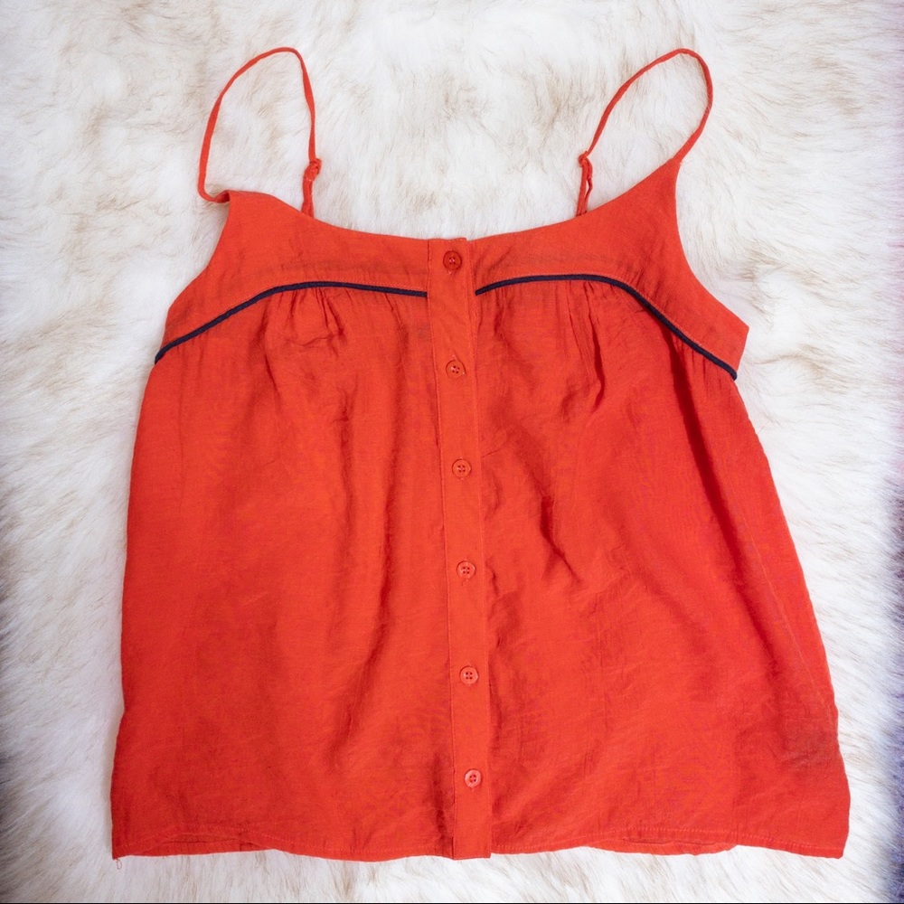 Lucca Couture Urban Outfitters Button Tank Coral M